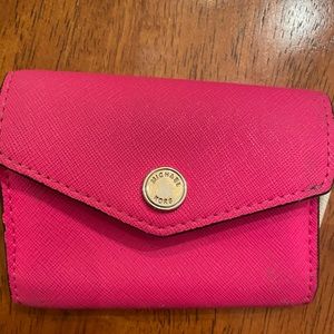 Pink Michael kors pocket wallet